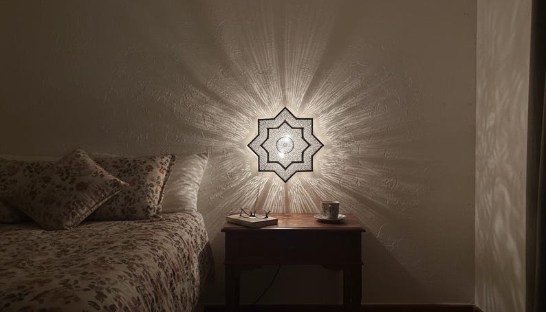 Moroccan Star Filigree Wall Sconce