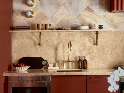 Handcrafted Unlacquered Brass Kitchen Faucet