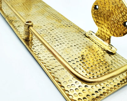 Hammered Brass Wall Shelf Brass Wall Shelf