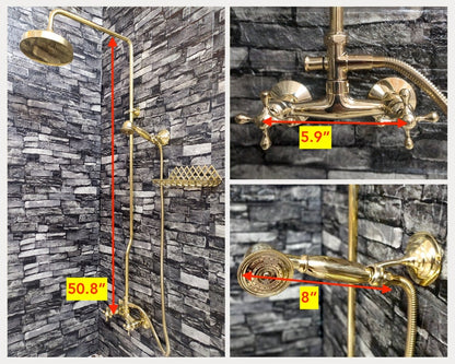 Handcrafted Moroccan Inlaid Shower System
