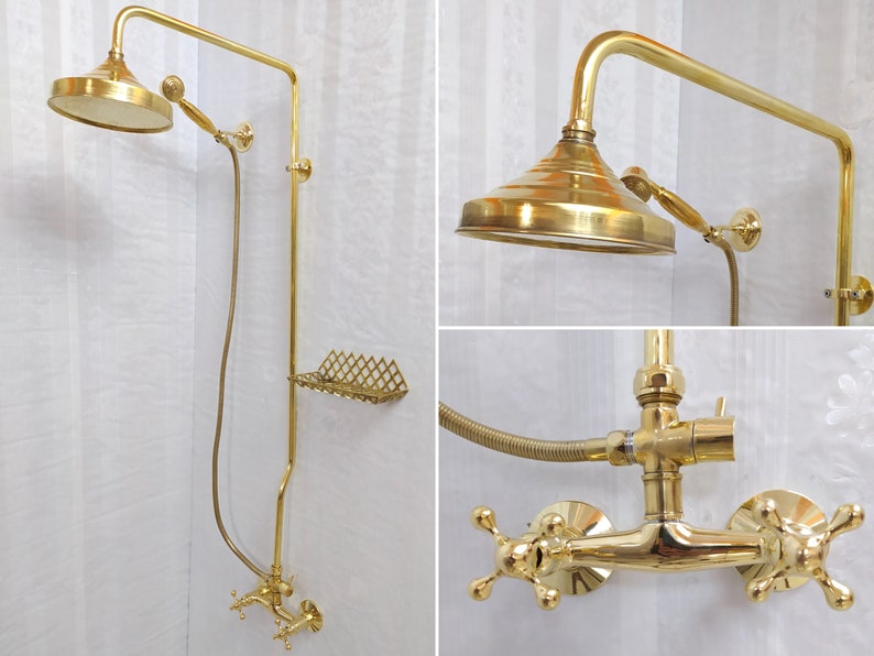 Handcrafted Moroccan Inlaid Shower System