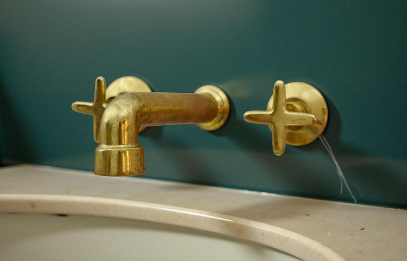 Artisan Widespread Brass Bathroom Faucet
