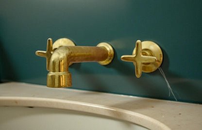 Artisan Widespread Brass Bathroom Faucet