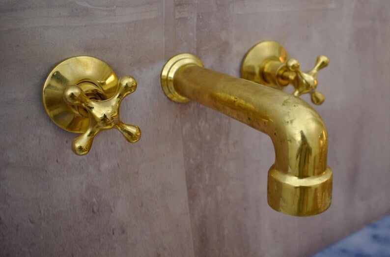 Artisan Widespread Brass Bathroom Faucet