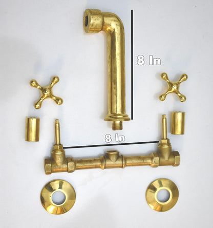 Artisan Widespread Brass Bathroom Faucet