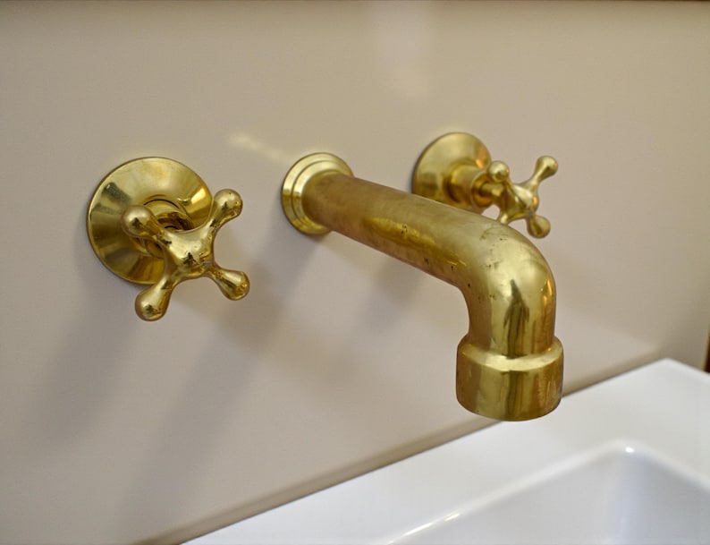 Artisan Widespread Brass Bathroom Faucet