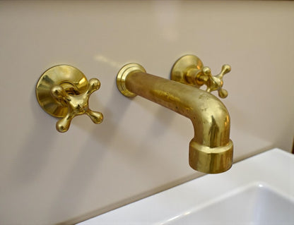 Artisan Widespread Brass Bathroom Faucet