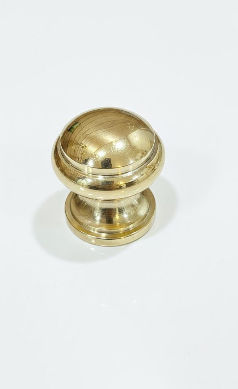 Solid Brass Ball Knob for Cabinets & Drawers