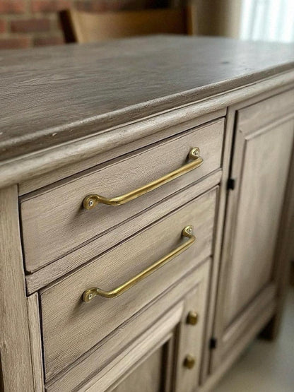 Unlacquered Solid Brass Cabinet Hardware Pulls