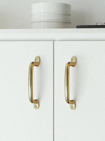Unlacquered Solid Brass Cabinet Hardware Pulls