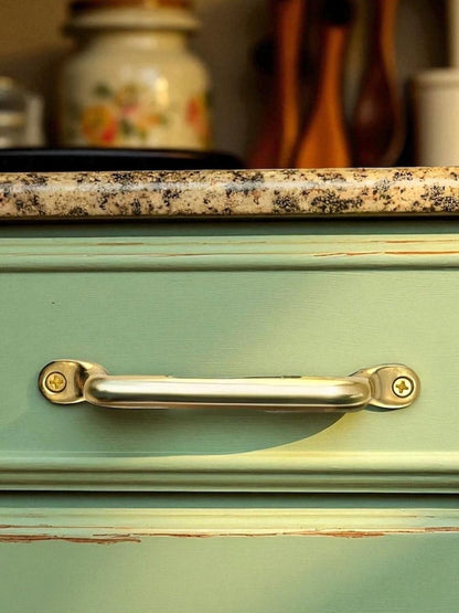 Unlacquered Solid Brass Cabinet Hardware Pulls