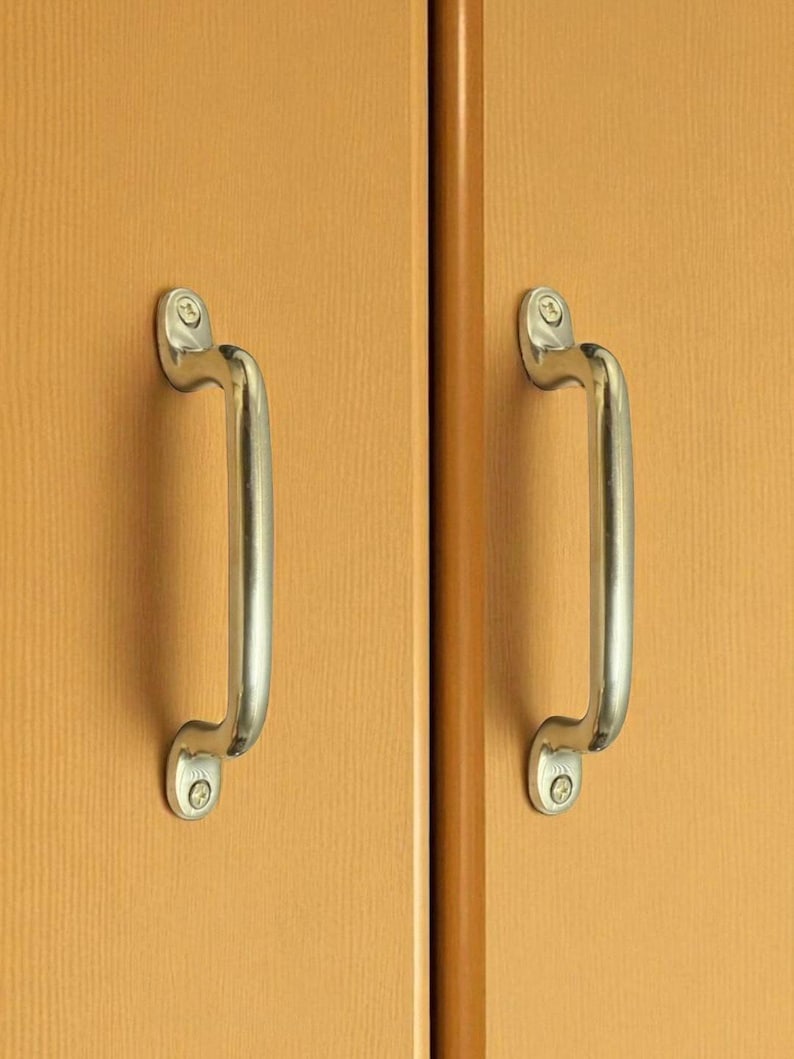 Unlacquered Solid Brass Cabinet Hardware Pulls