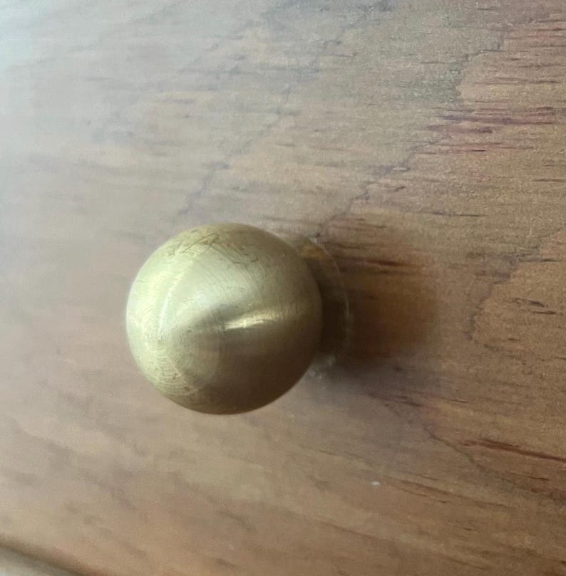 Unlacquered Brass Solid Cabinet Knobs