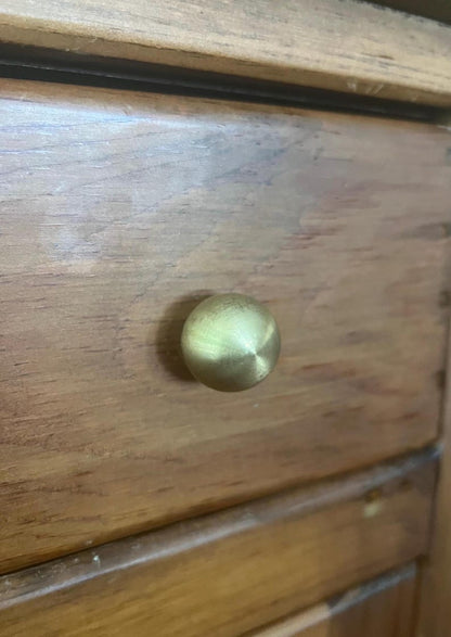 Unlacquered Brass Solid Cabinet Knobs