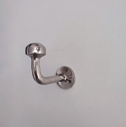Handcrafted Solid Silver Wall Hook Towel & Robe Hook