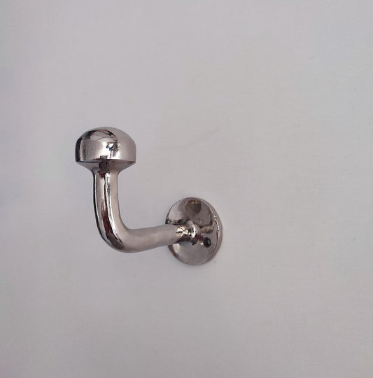 Handcrafted Solid Silver Wall Hook Towel & Robe Hook