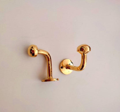 Handcrafted Solid Silver Wall Hook Towel & Robe Hook