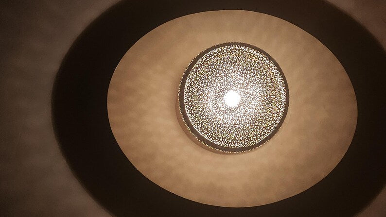 Handmade Moroccan Brass Pendant Light