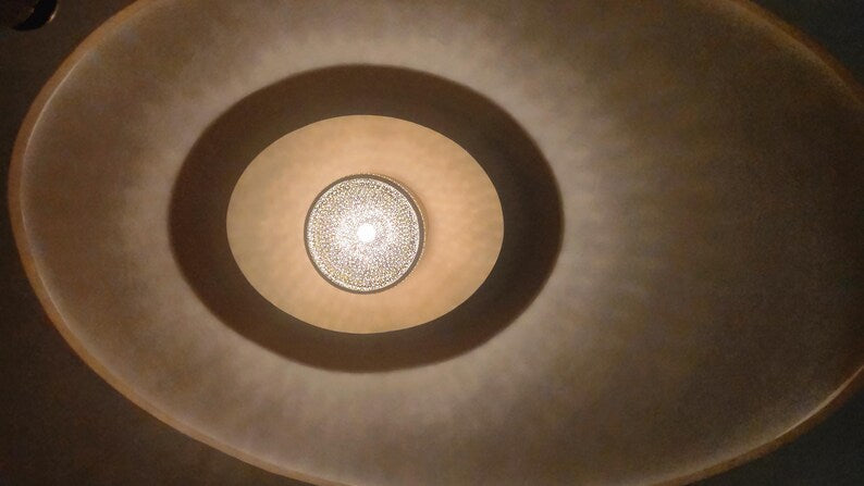 Handmade Moroccan Brass Pendant Light