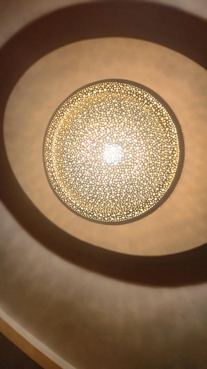 Handmade Moroccan Brass Pendant Light