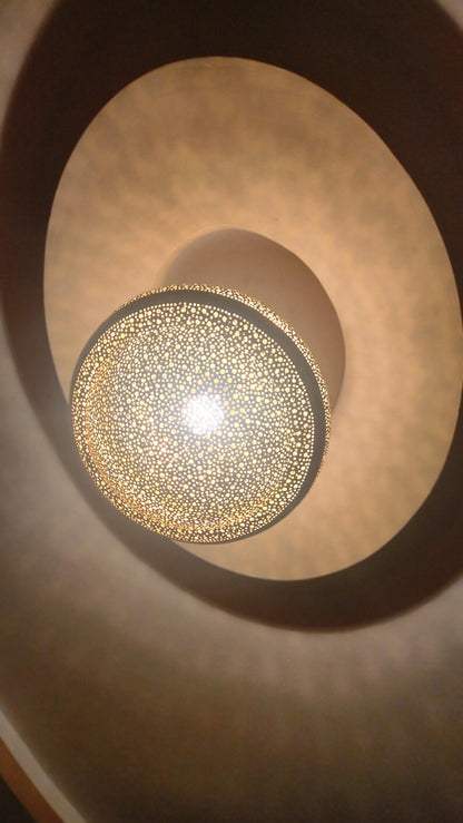 Handmade Moroccan Brass Pendant Light