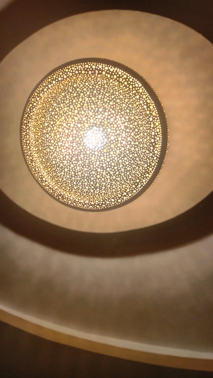 Handmade Moroccan Brass Pendant Light
