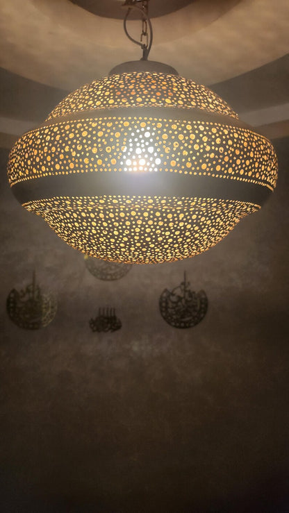 Handmade Moroccan Brass Pendant Light