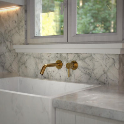 Unlacquered Brass Wall Mount Faucet