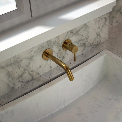 Unlacquered Brass Wall Mount Faucet