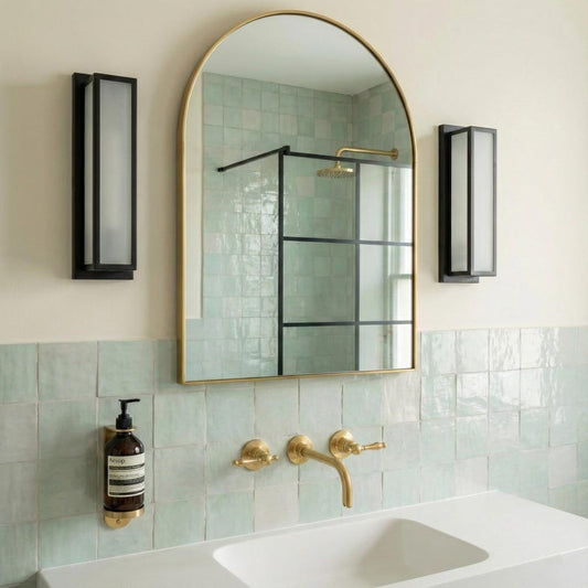 Unlacquered Brass Wall Mount Faucet Set