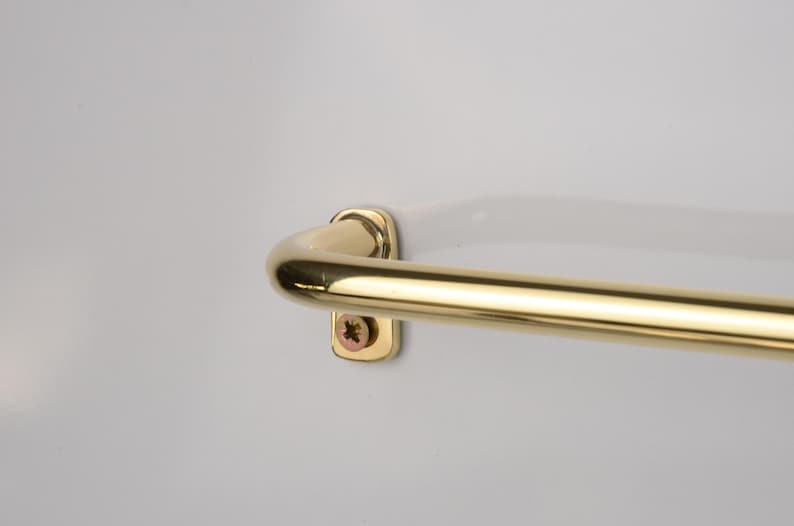 Handmade Thin Brass Curtain Rod