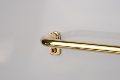 Handmade Thin Brass Curtain Rod
