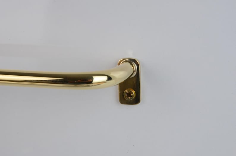 Handmade Thin Brass Curtain Rod