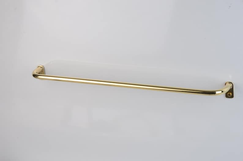 Handmade Thin Brass Curtain Rod