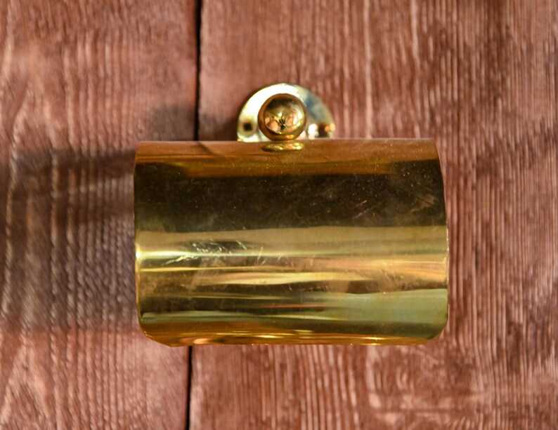 Unlacquered Solid Brass Toilet Paper Holder