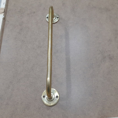 Polished Unlacquered Brass Towel Bar