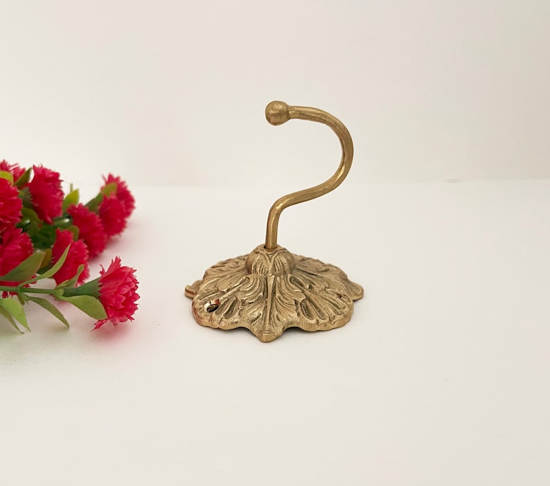 Solid Brass Wall Towel Hook Kitchen & Bathroom Use