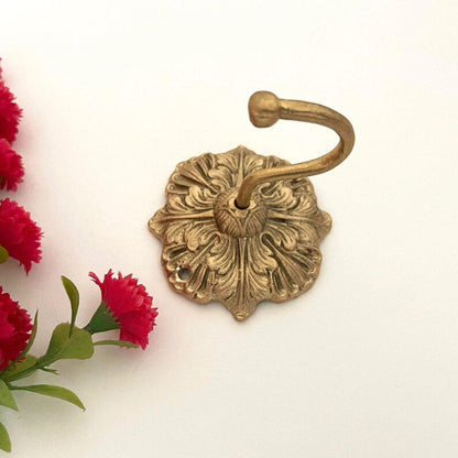 Solid Brass Wall Towel Hook Kitchen & Bathroom Use
