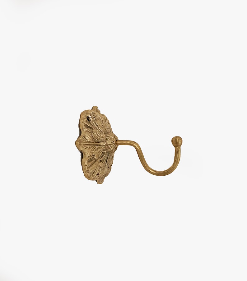 Solid Brass Wall Towel Hook Kitchen & Bathroom Use