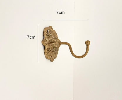 Solid Brass Wall Towel Hook Kitchen & Bathroom Use