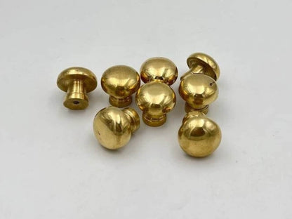 Set of Unlacquered Brass Knobs