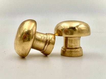 Set of Unlacquered Brass Knobs