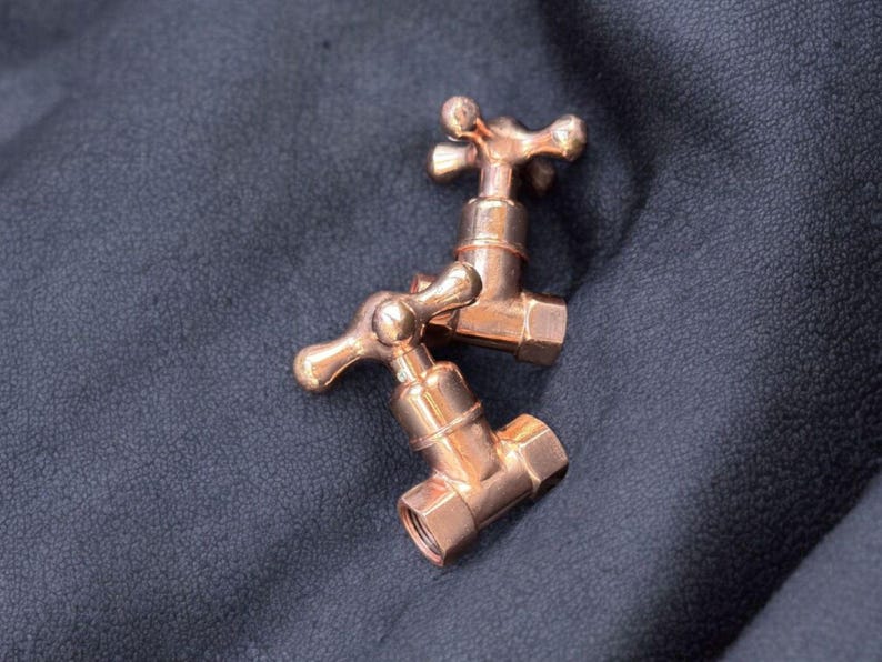 Handmade Solid Brass Faucet Handle Set