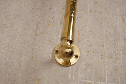 Unlacquered Brass Towel Holder Rail for Bathroom