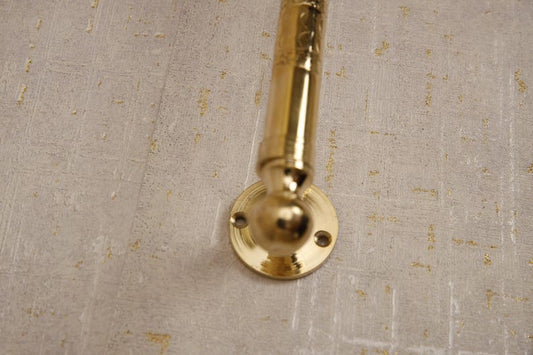 Unlacquered Brass Towel Holder Rail for Bathroom