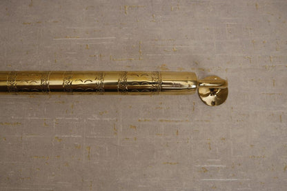 Unlacquered Brass Towel Holder Rail for Bathroom