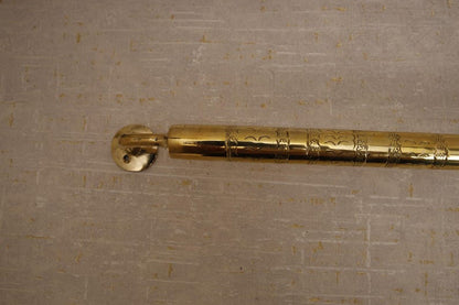 Unlacquered Brass Towel Holder Rail for Bathroom