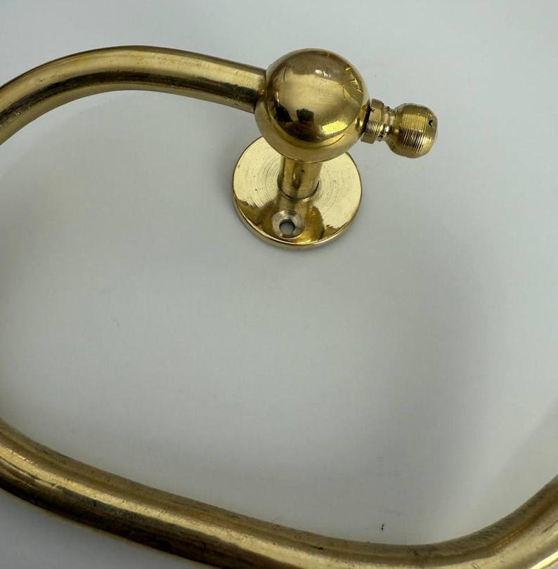 Antique Handmade Brass Toilet Paper Holder