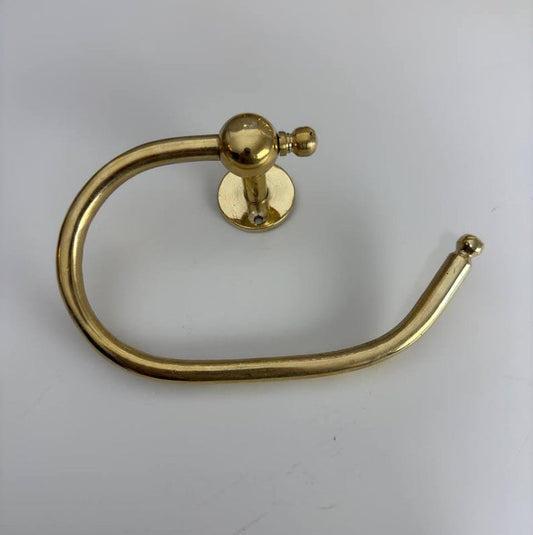 Antique Handmade Brass Toilet Paper Holder