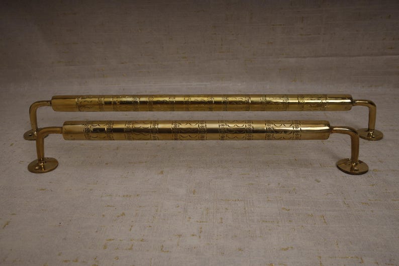 Unlacquered Brass Towel Holder Rail for Bathroom